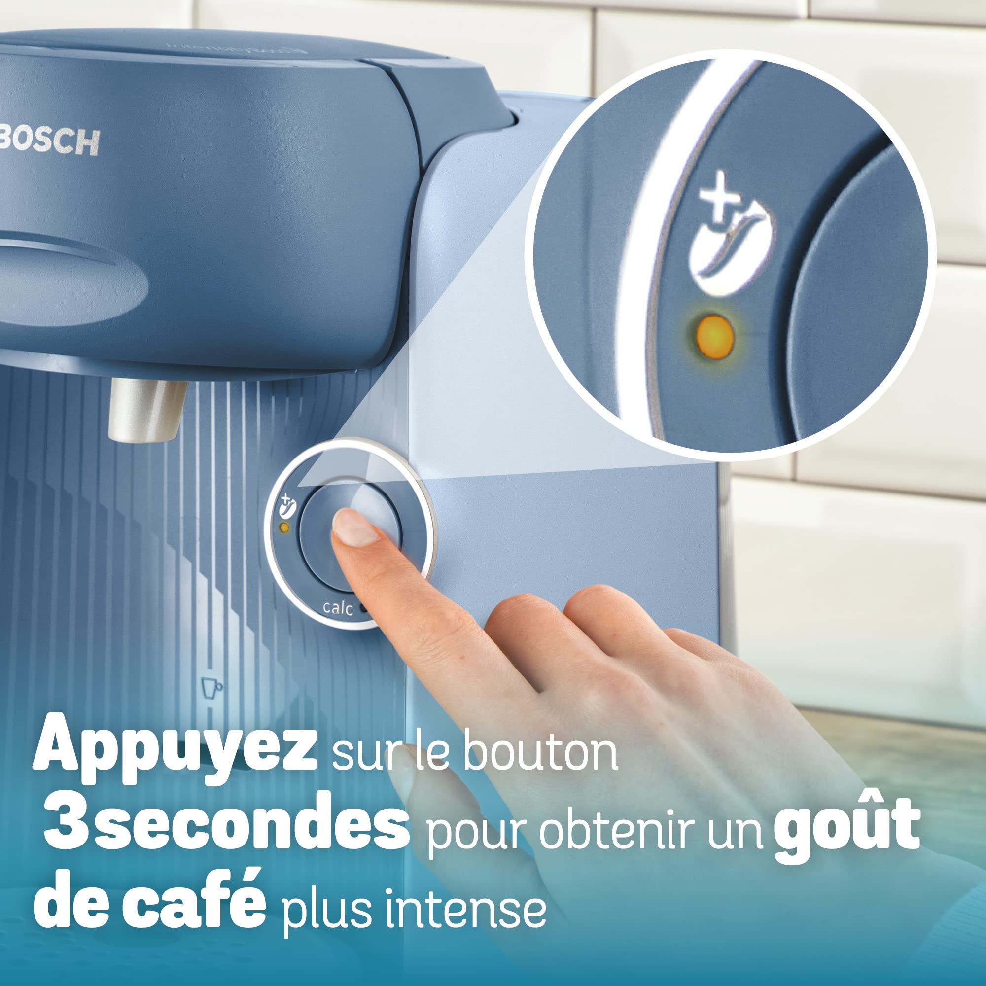 Machine à Café Tassimo Finesse TAS16B - Bleu Lavande - 70+ Boissons