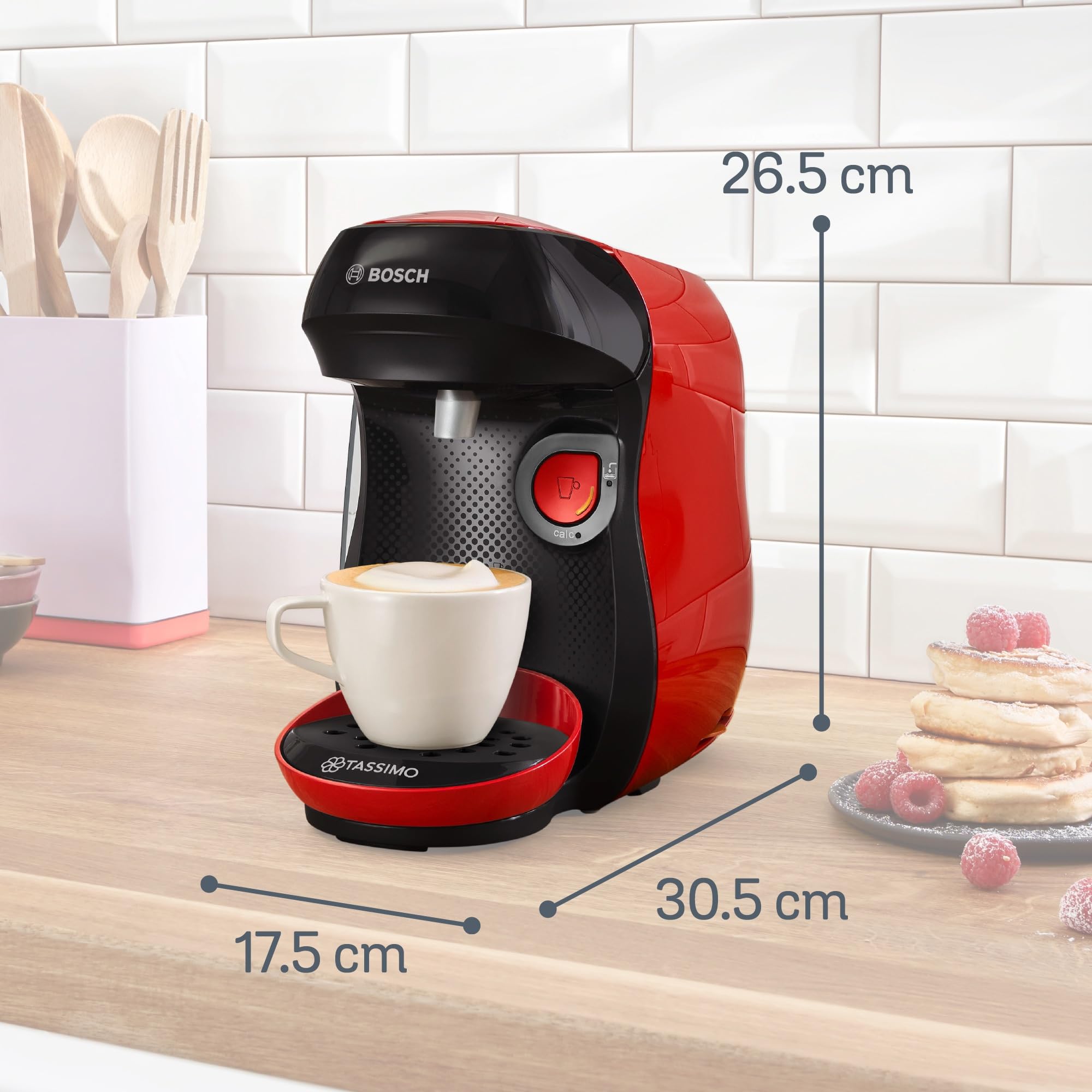 Machine à Café Tassimo Happy TAS103E - Rouge - OneTouch