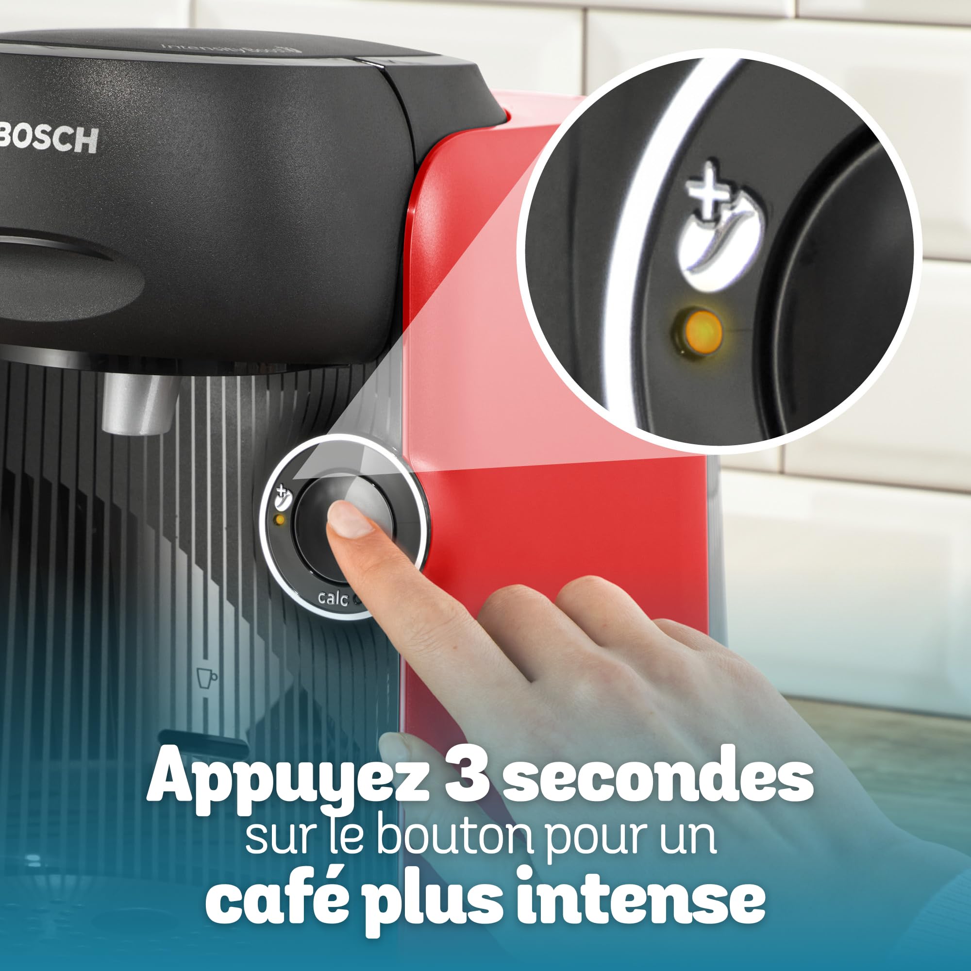 Machine à Café Tassimo Finesse TAS163E - Rouge - 70+ Boissons