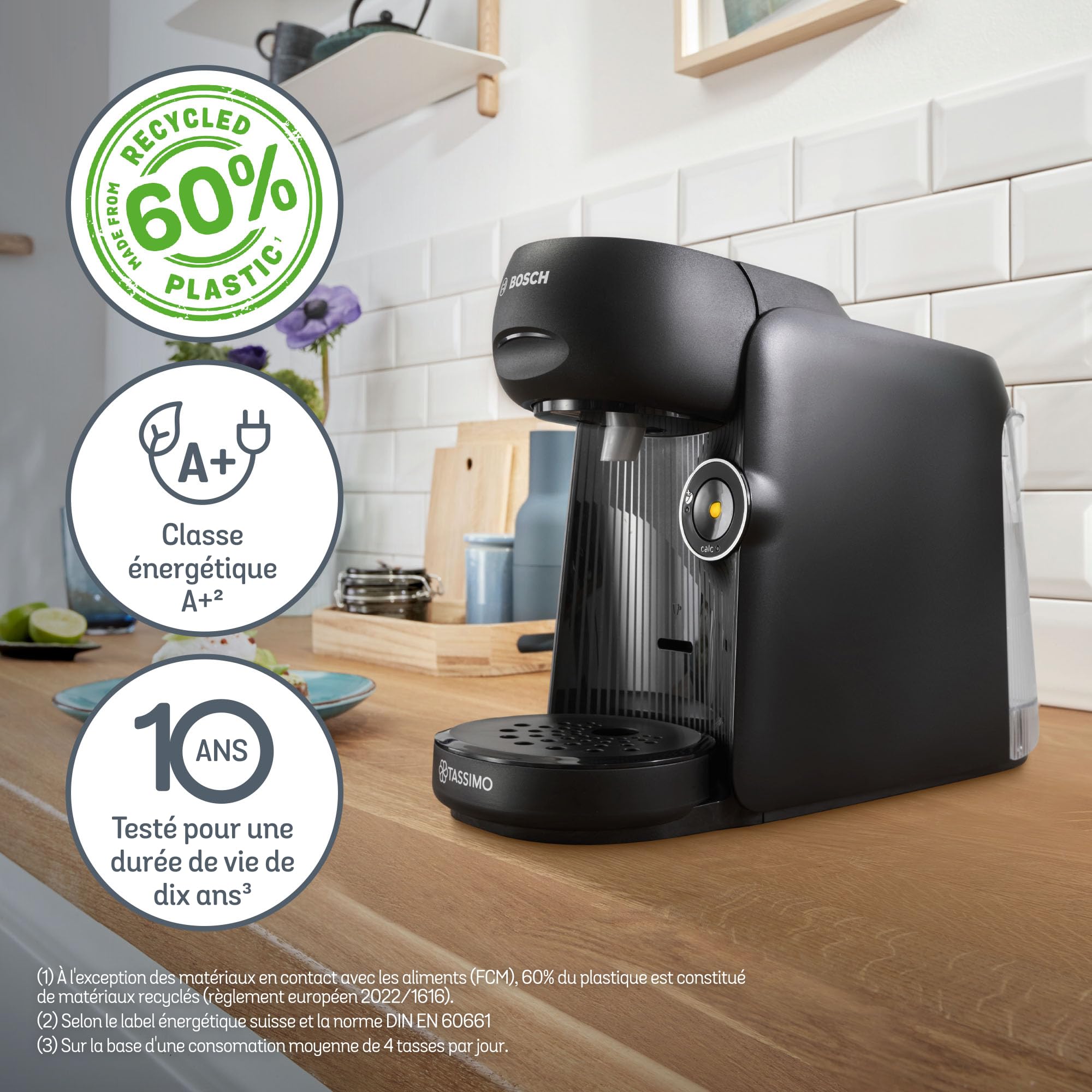 Machine à Café Tassimo Finesse TAS162E - Noir - 70+ Boissons