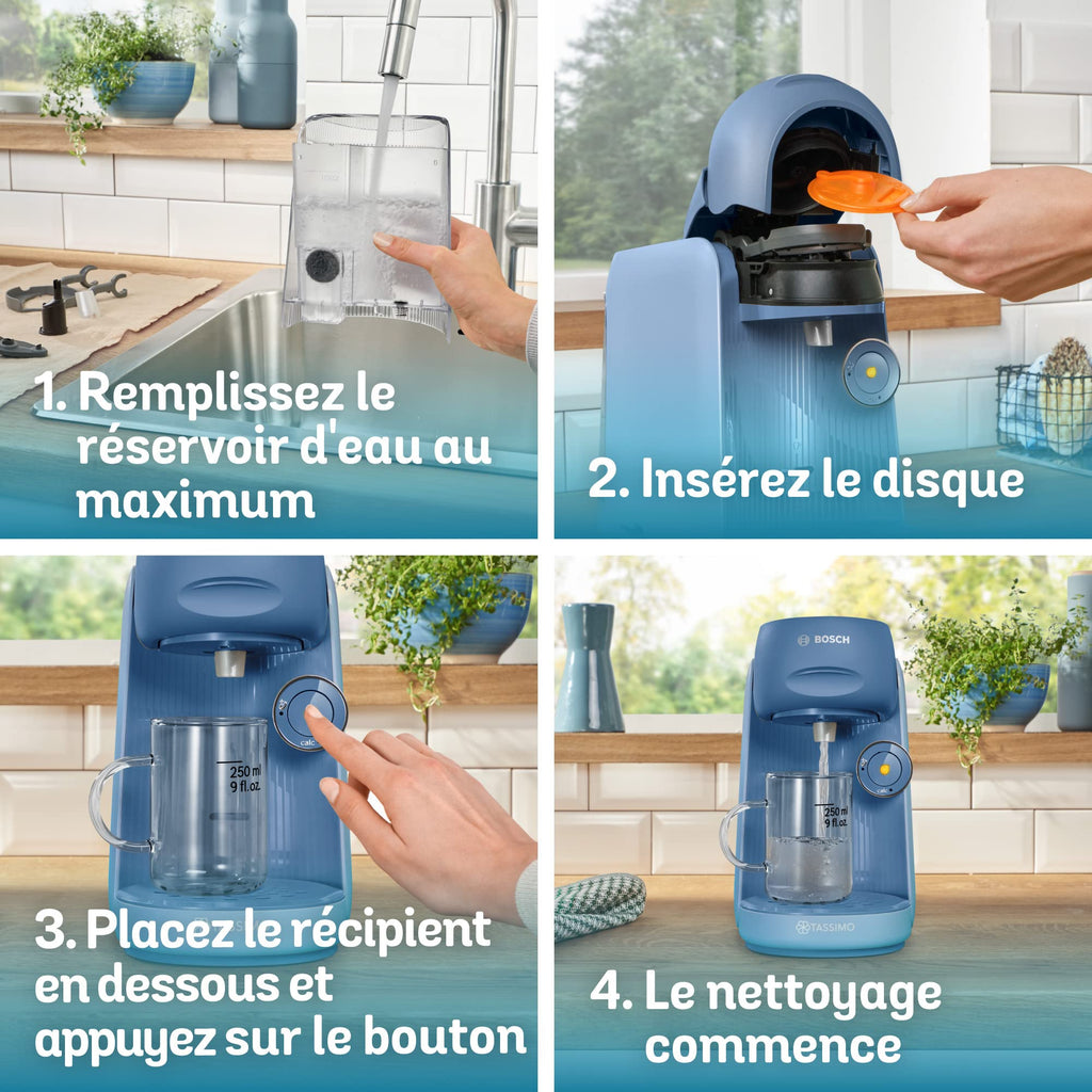 Machine à Café Tassimo Finesse TAS16B - Bleu Lavande - 70+ Boissons