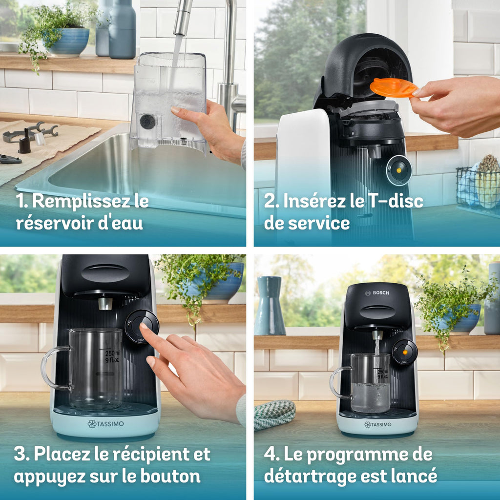Machine à Café Tassimo Finesse TAS163E - Blanc - 70+ Boissons