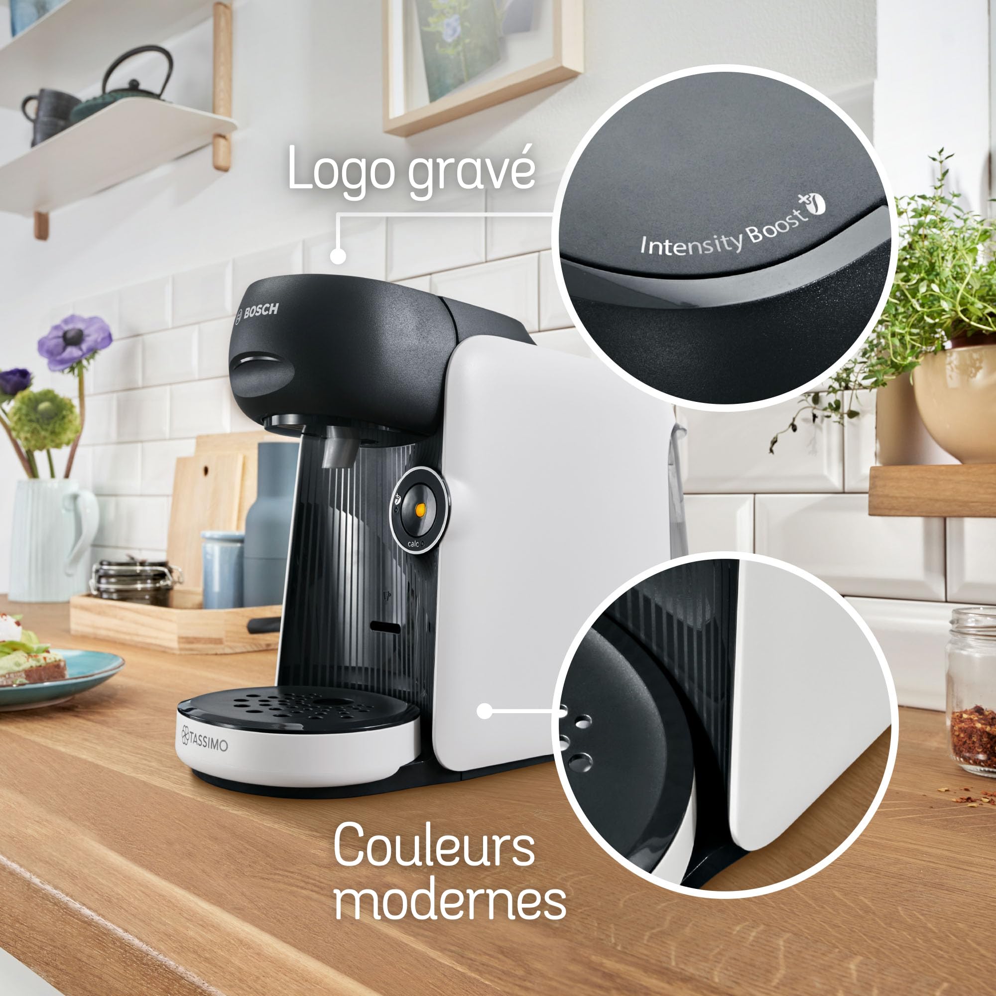 Machine à Café Tassimo Finesse TAS163E - Blanc - 70+ Boissons
