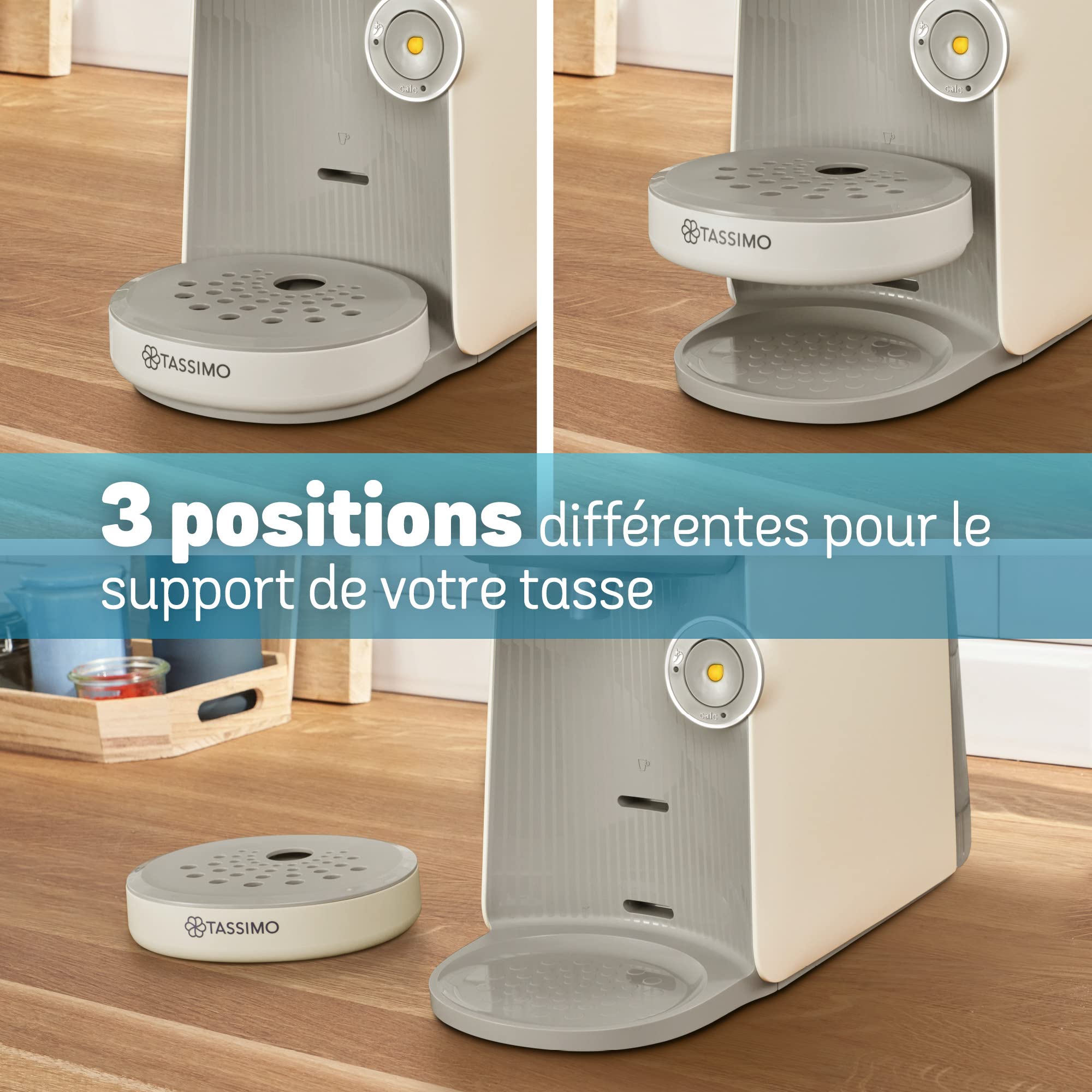 Machine à Café Tassimo Finesse TAS16B - Crème - 70+ Boissons