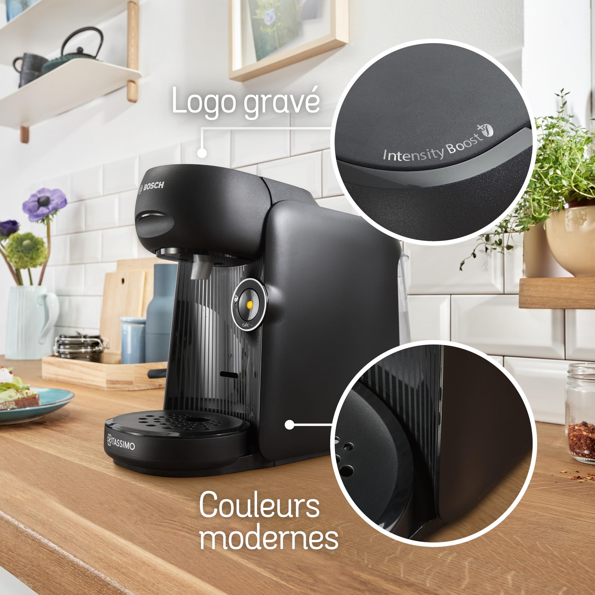 Machine à Café Tassimo Finesse TAS162E - Noir - 70+ Boissons