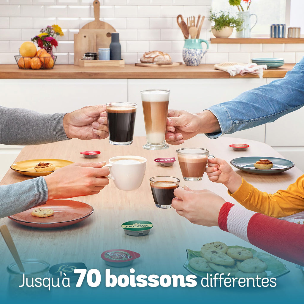Machine à Café Tassimo Finesse TAS162E - Noir - 70+ Boissons