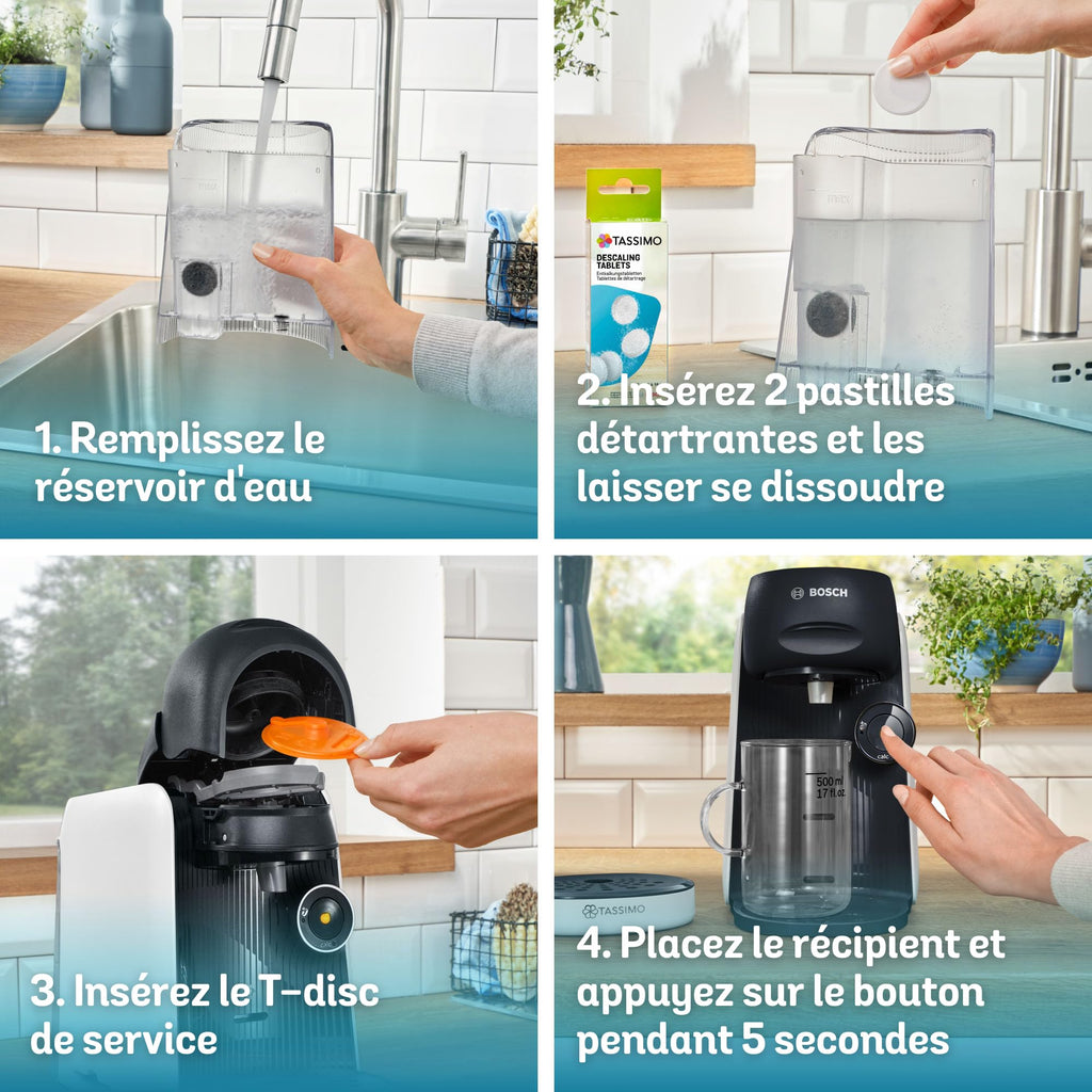 Machine à Café Tassimo Finesse TAS163E - Blanc - 70+ Boissons