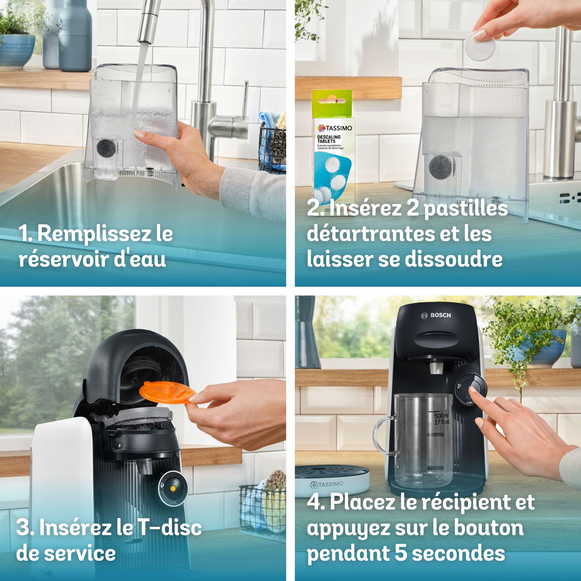 Machine à Café Tassimo Finesse TAS163E - Blanc - 70+ Boissons