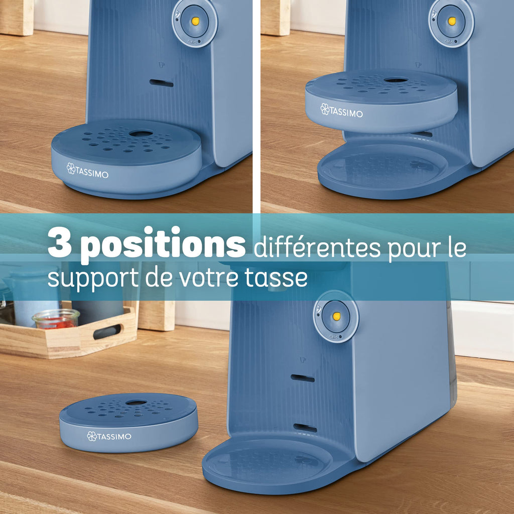 Machine à Café Tassimo Finesse TAS16B - Bleu Lavande - 70+ Boissons