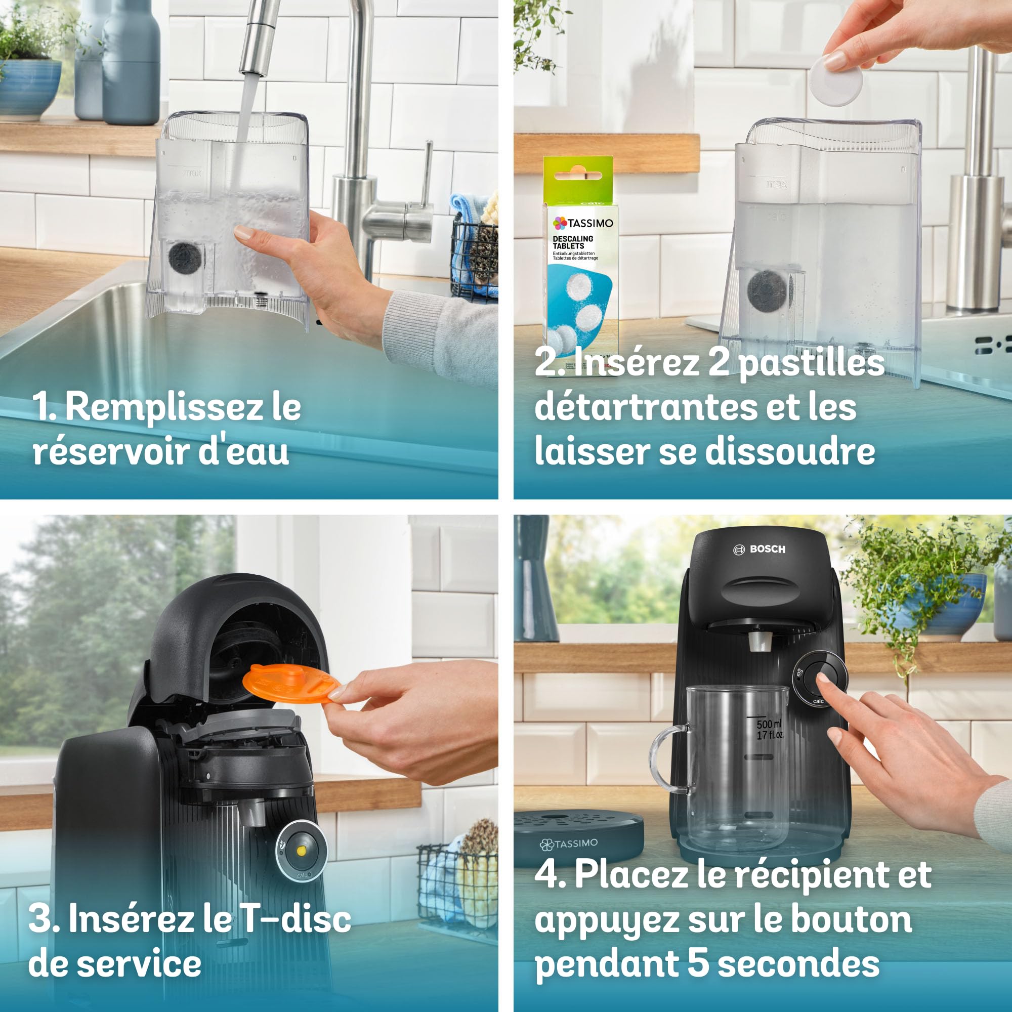 Machine à Café Tassimo Finesse TAS162E - Noir - 70+ Boissons