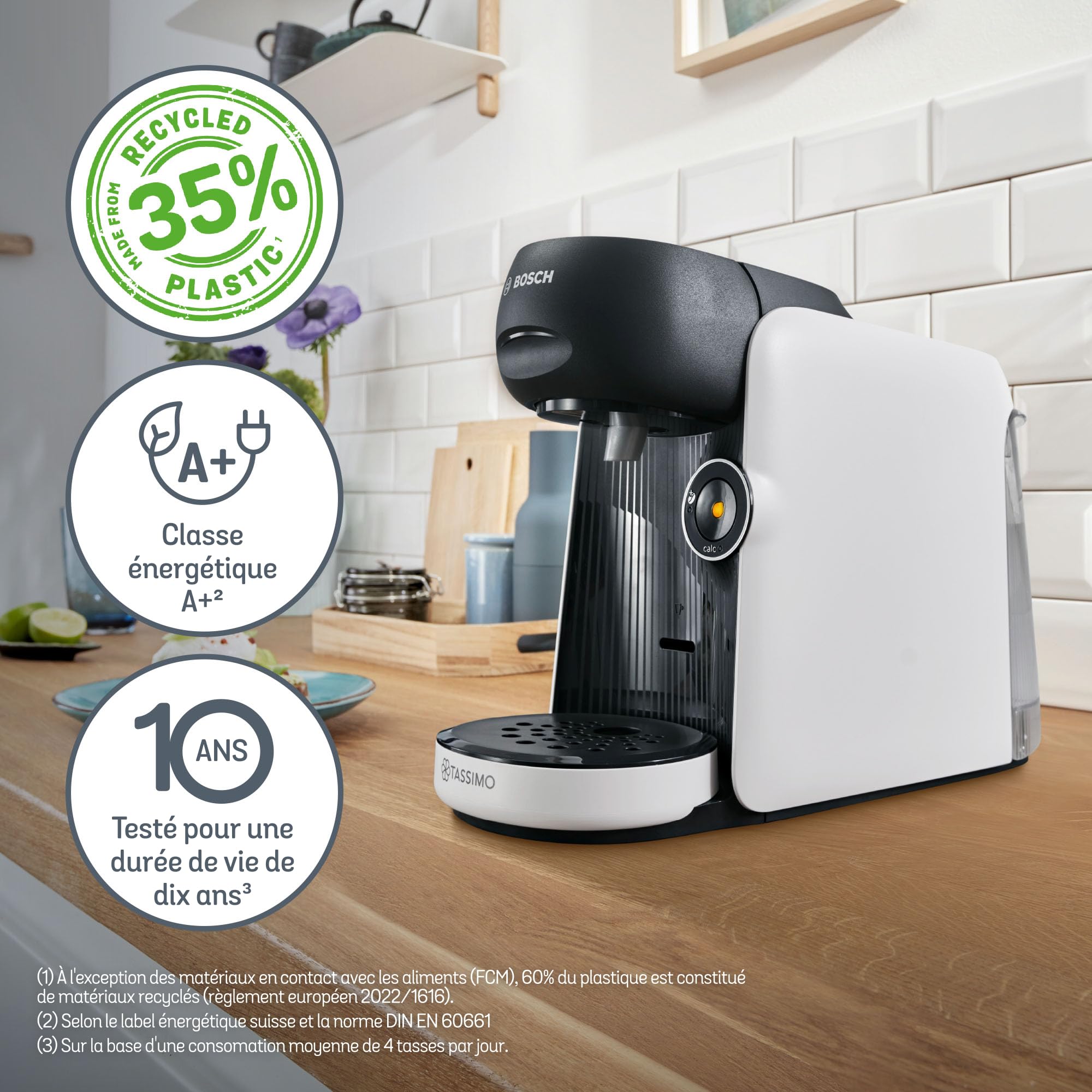 Machine à Café Tassimo Finesse TAS163E - Blanc - 70+ Boissons