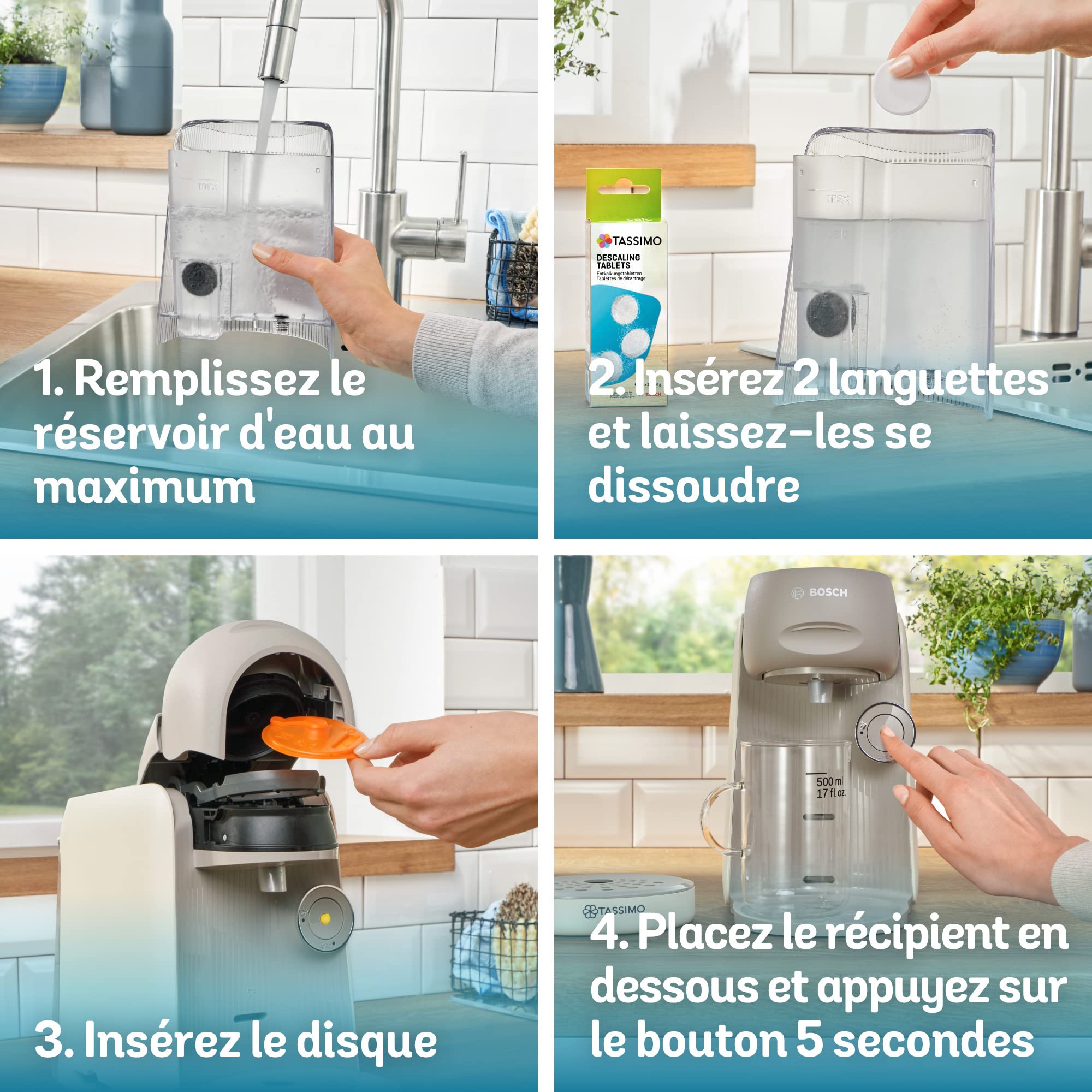 Machine à Café Tassimo Finesse TAS16B - Crème - 70+ Boissons